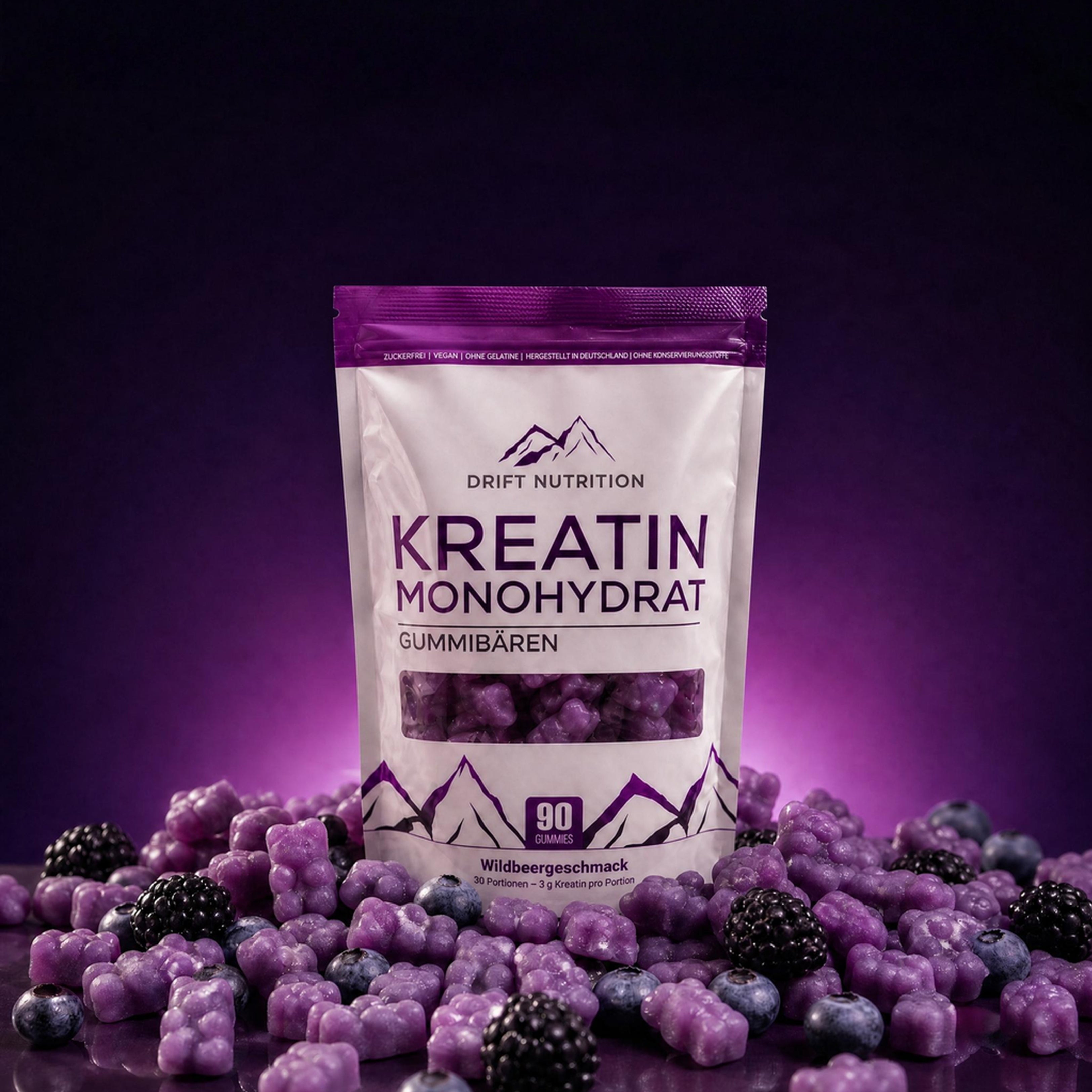 Kreatin Monohydrat | 90 Gummibären